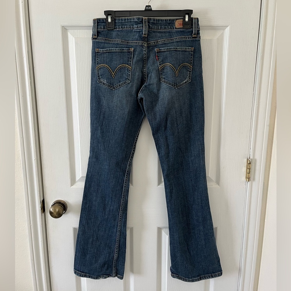 Levi's Dark Blue Flare Jeans - Picture 2 of 5